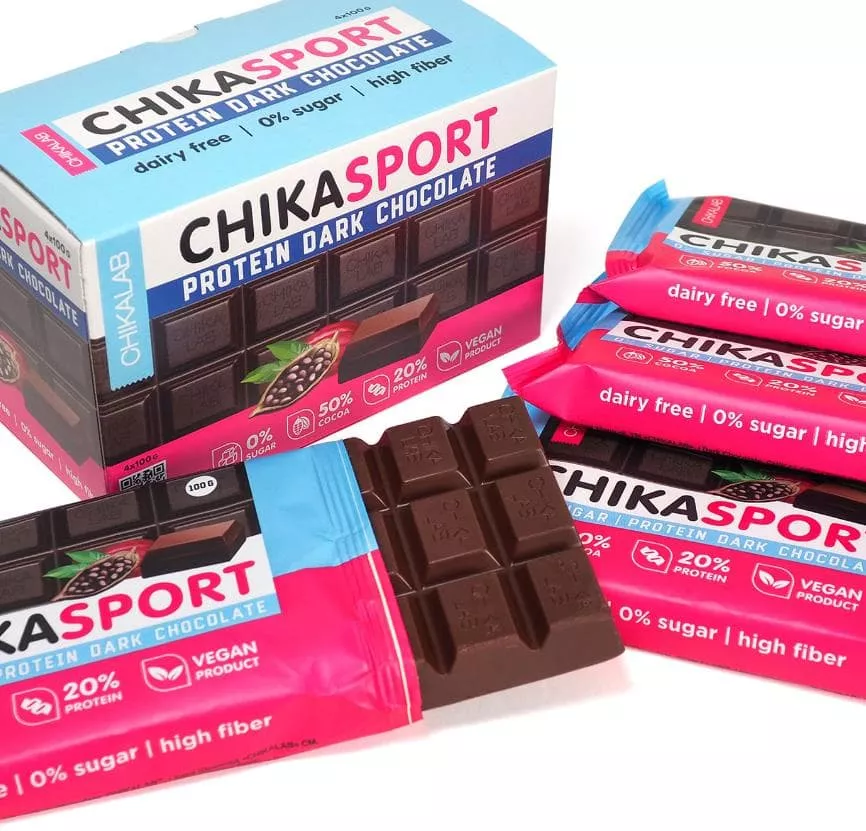CHIKALAB Шоколад Темный 100g (х4)