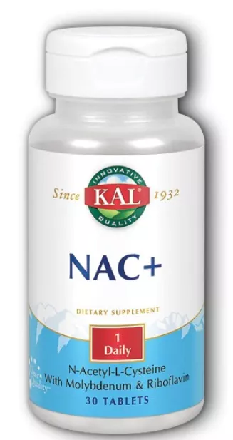 KAL Vitamins NAC+ 600mg 30 tabs