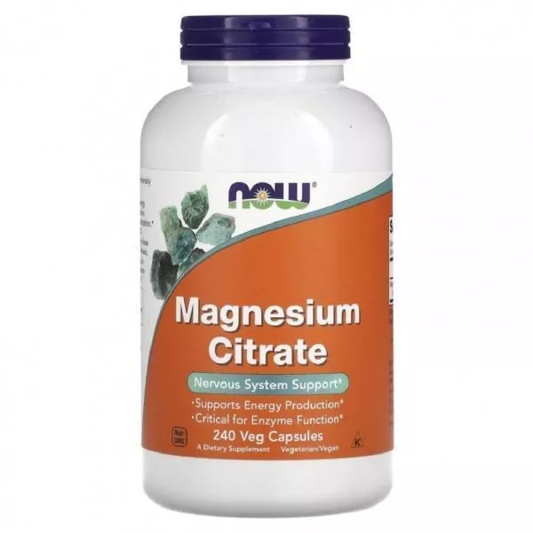 NOW Magnesium Citrate 134mg 180 softgels