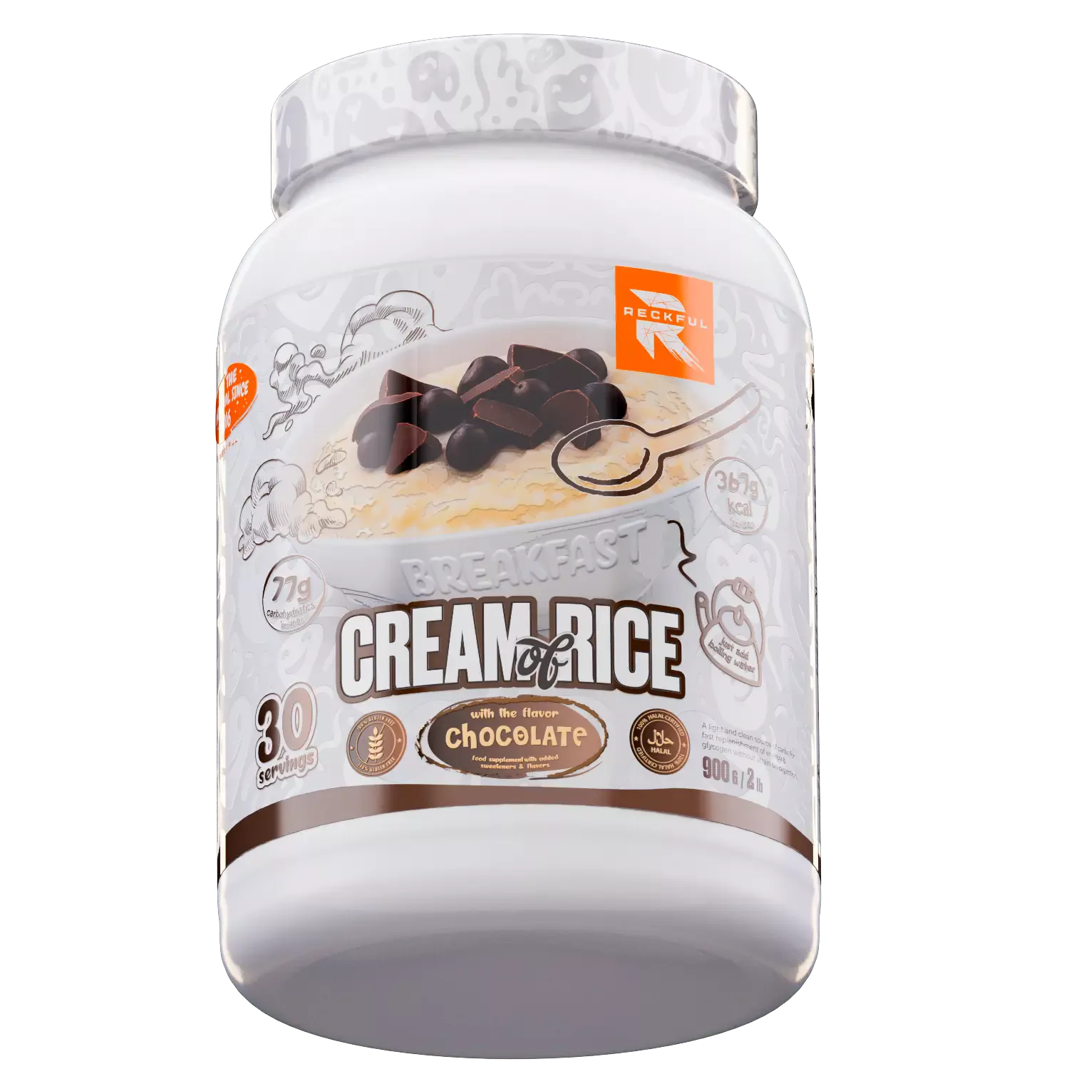 Reckful ® каша Cream of Rice 900g 30 serv Квадропак