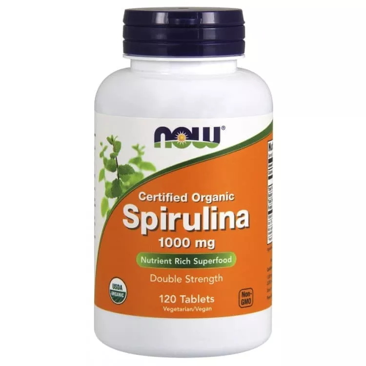 NOW Spirulina 1000 mg 120 tabs