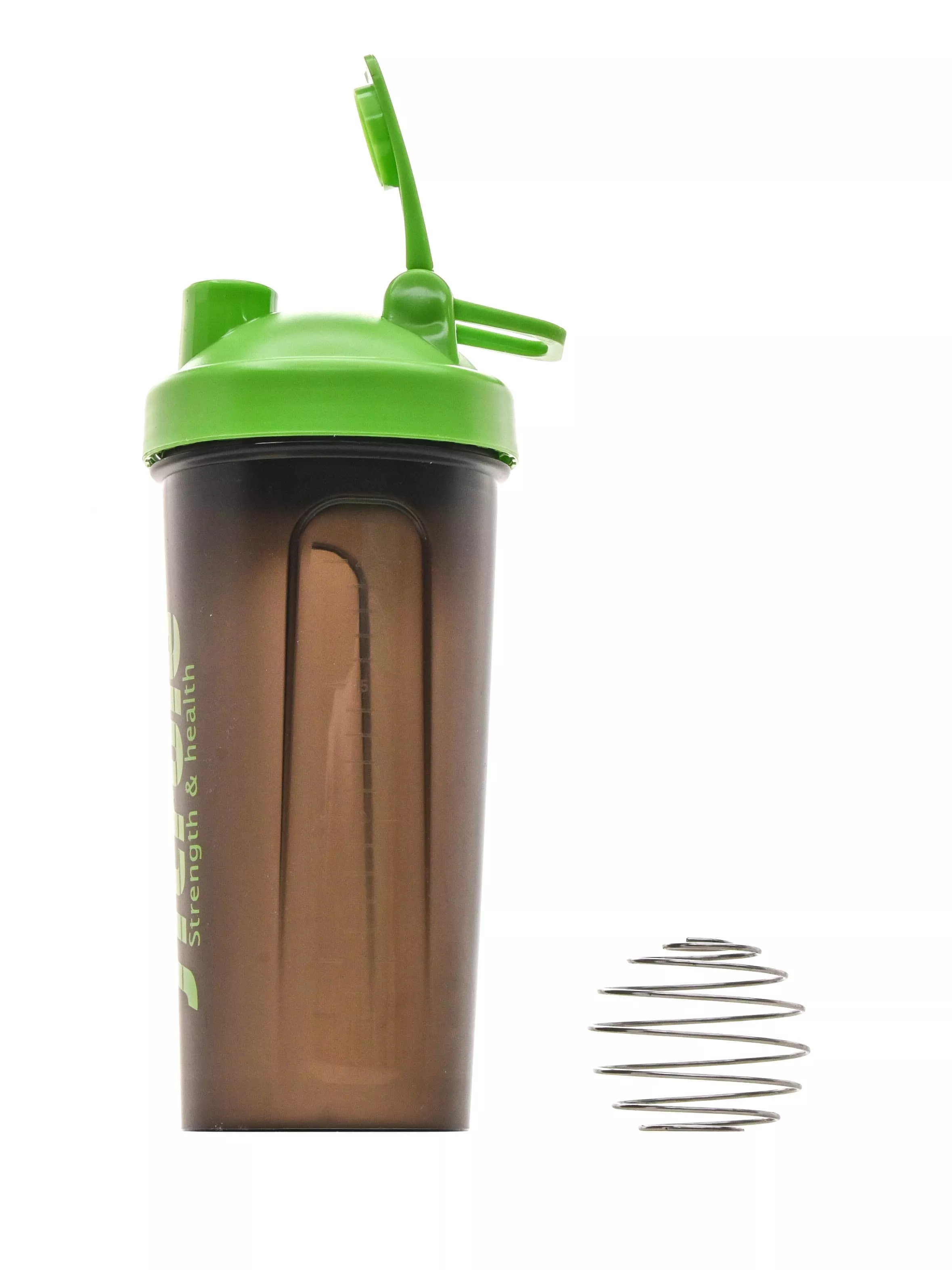 FitRule Шейкер классический с крючком (черный+зеленая крышка)