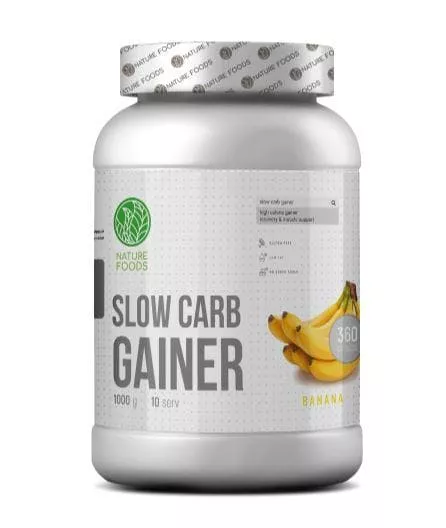 Nature Foods Slow Carb Gainer 1000g (Банка)