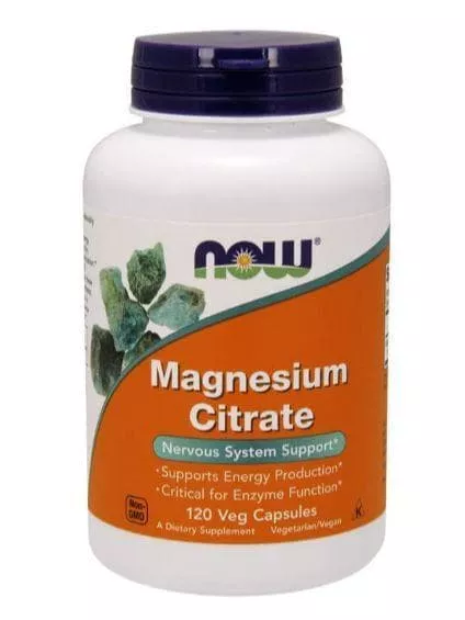 NOW Magnesium Citrate 400mg 120 vcaps