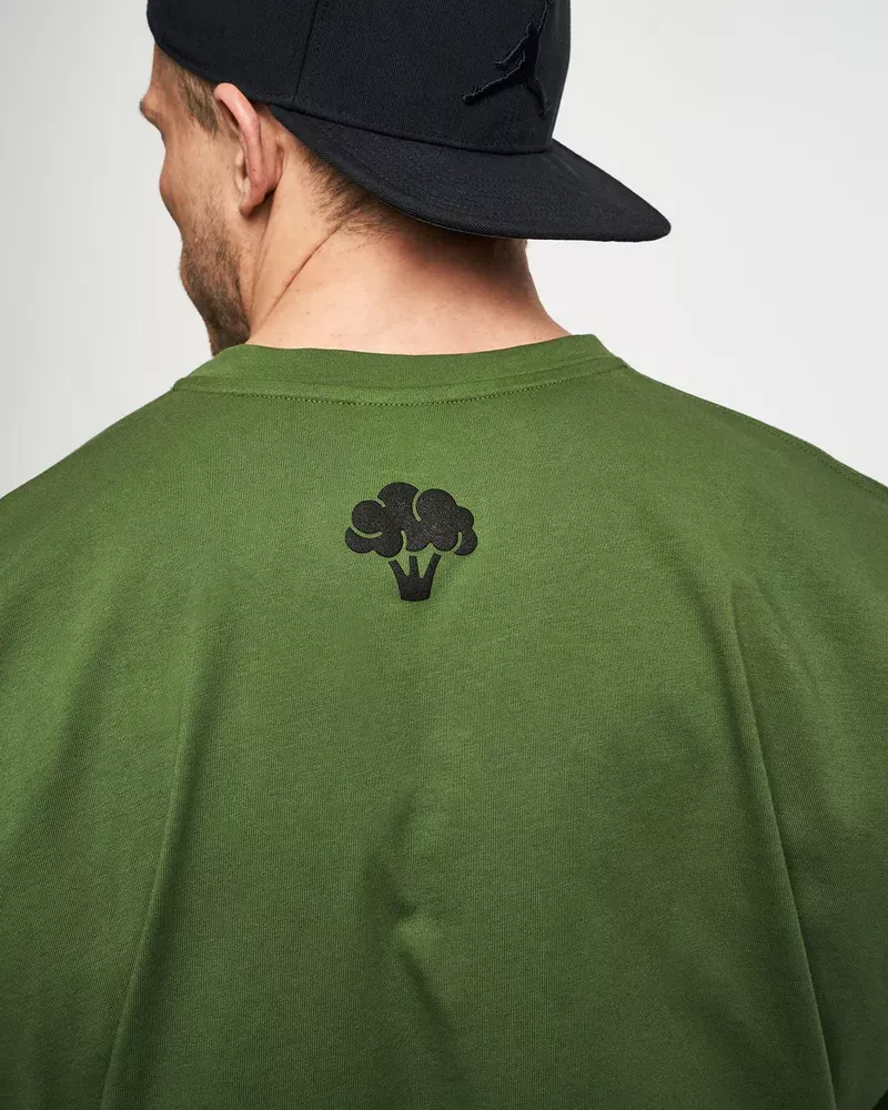 Master of Gains Футболка с Принтом GAIN Зеленая