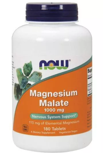 NOW Magnesium Malate 1000 mg 180 vcaps