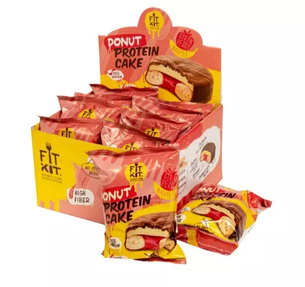 Fit Kit Donut Protein Cake 100g (x8)