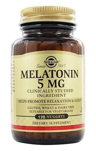 Solgar Melatonin 5 mg 120 nuggets фото