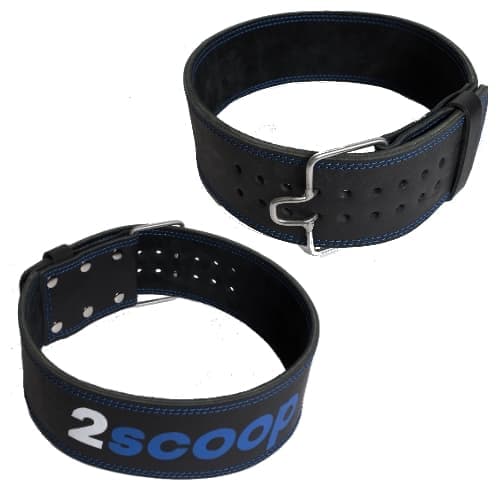 Ремень 2scoop пауэрлифтерский с пряжкой зацепом