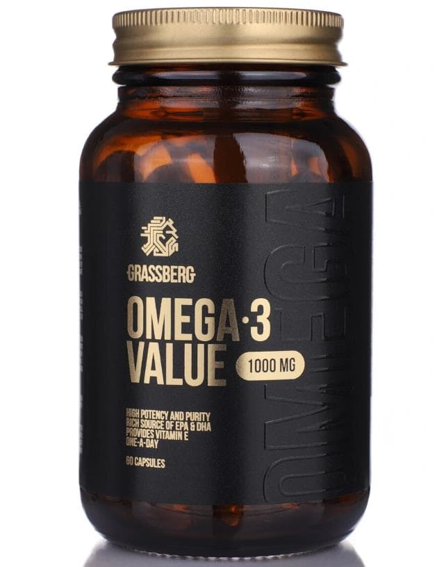 GRASSBERG Omega Value 1000 mg 60 caps