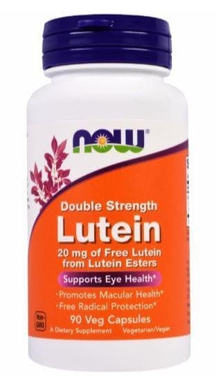NOW Lutein 20mg 90 vcaps фото