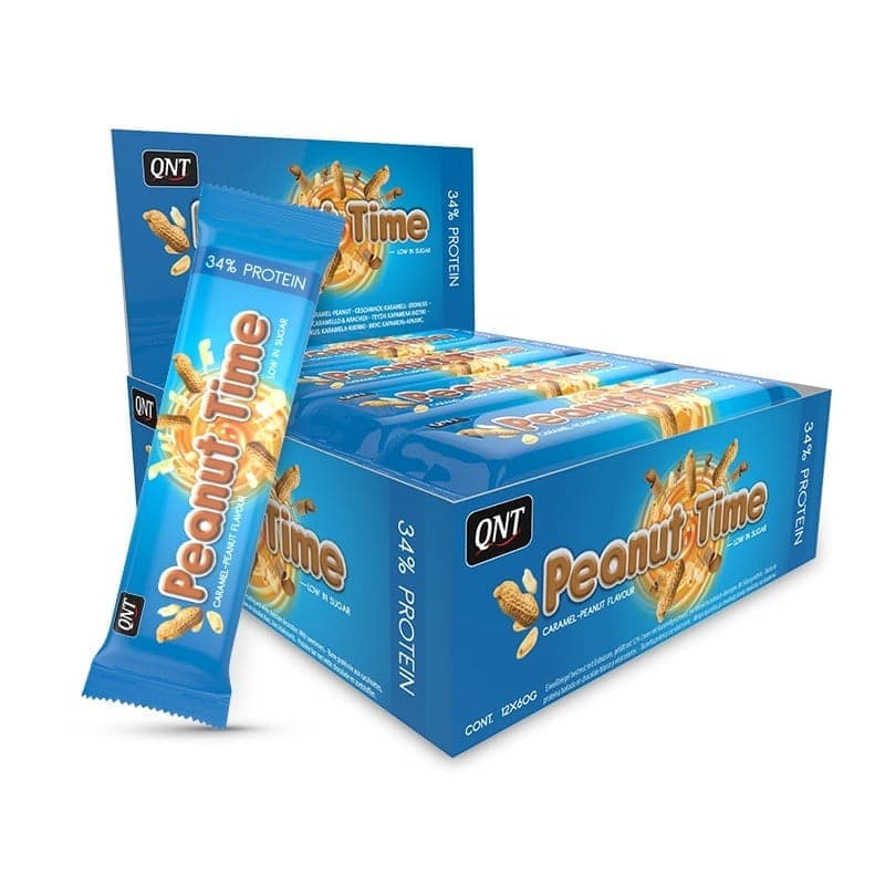 QNT Peanut Time Bar 60g (x12)