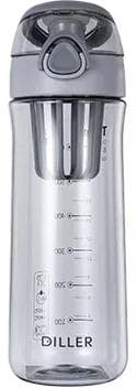 Бутылка для воды Diller D38-550 ml (Серый) фото