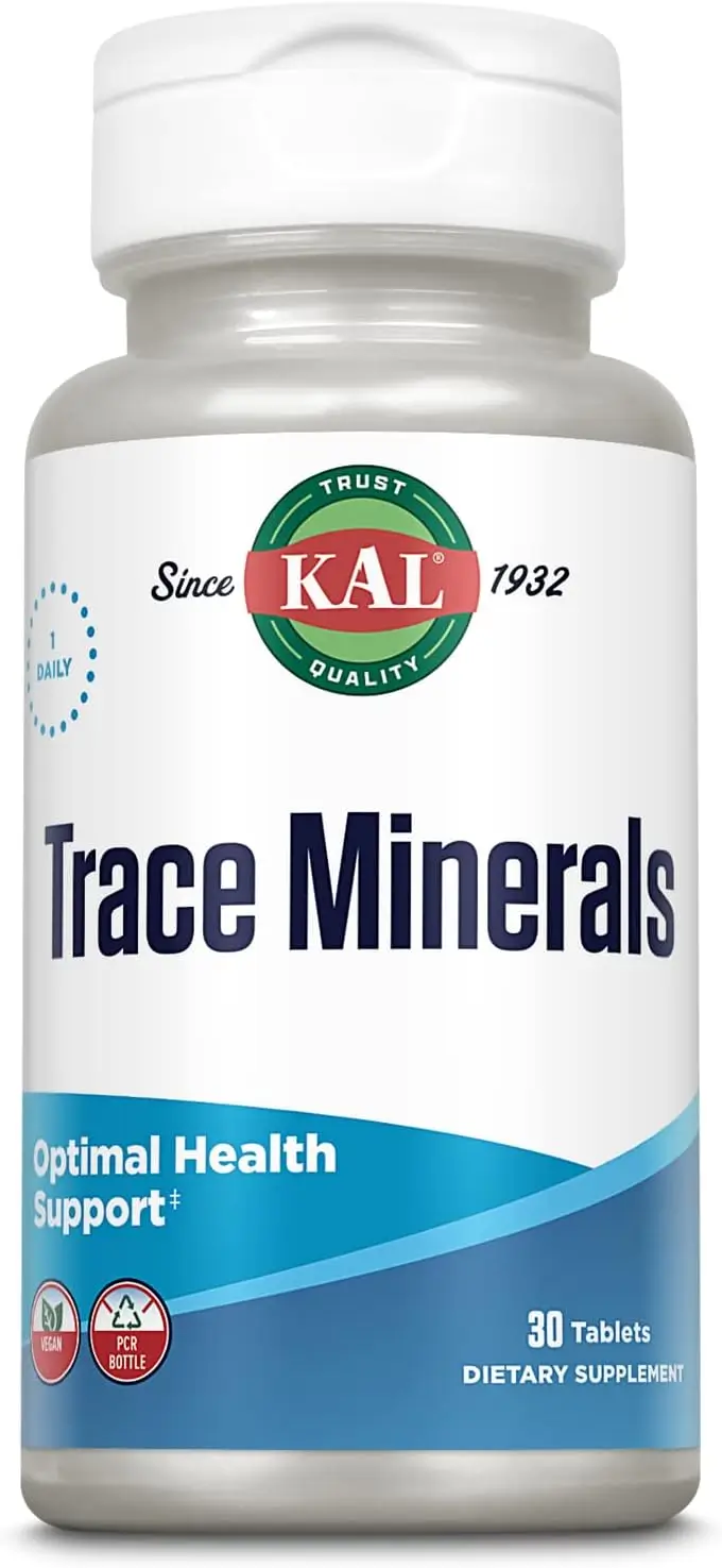KAL Vitamins Trace Minerals ActiSorb 30 tab