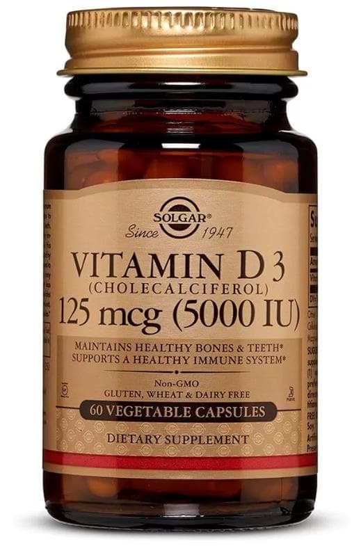 Solgar Vit D-3 5000 IU 120 caps