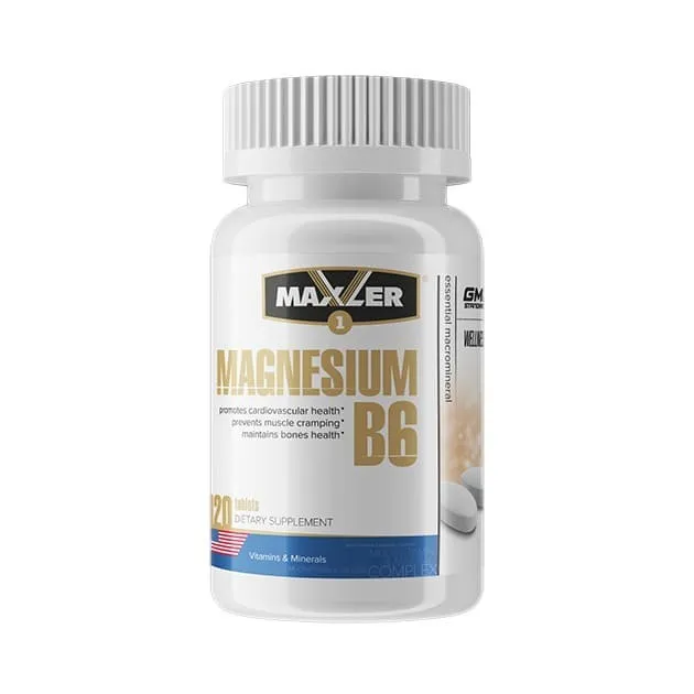 Maxler Magnesium B6 20 eff. tab фото
