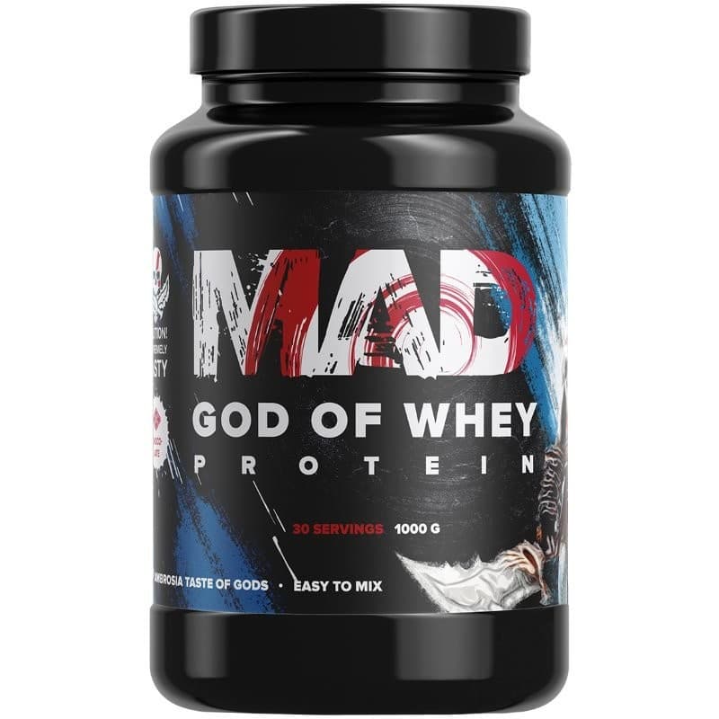 MAD God of Whey 1000g (can) фото
