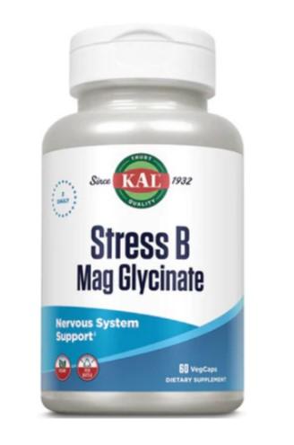 KAL Vitamins Stress B Magnesium Glycinate 60 vcap фото
