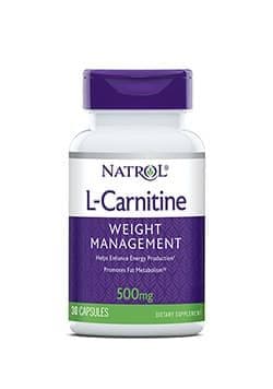 NATROL L-Carnitine 500 mg 30 caps