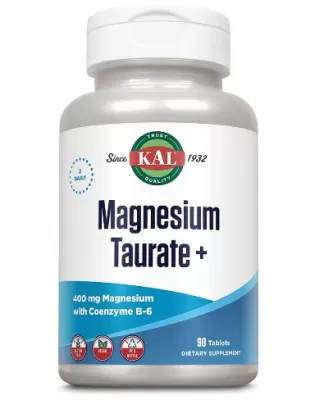 KAL Vitamins Magnesium Taurate+ 400mg 90 tab фото