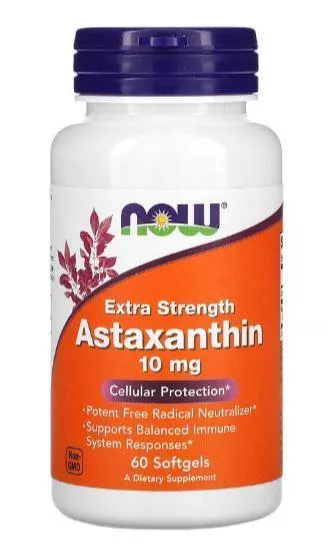 NOW Astaxanthin 10 mg 60 sgels фото