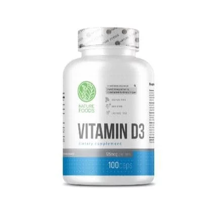 Nature Foods Vitamin D3 5000IU 100 caps фото