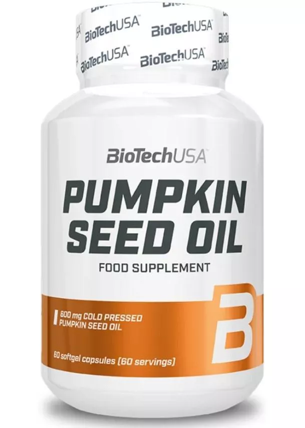 картинка BioTech Pumpkin Seed Oil 60 caps от магазина спортивного питания «2scoop»