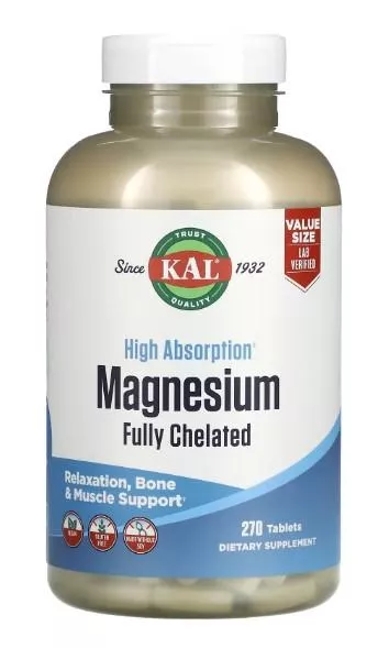 KAL Vitamins Fully Magnesium Chelated 270 tab фото