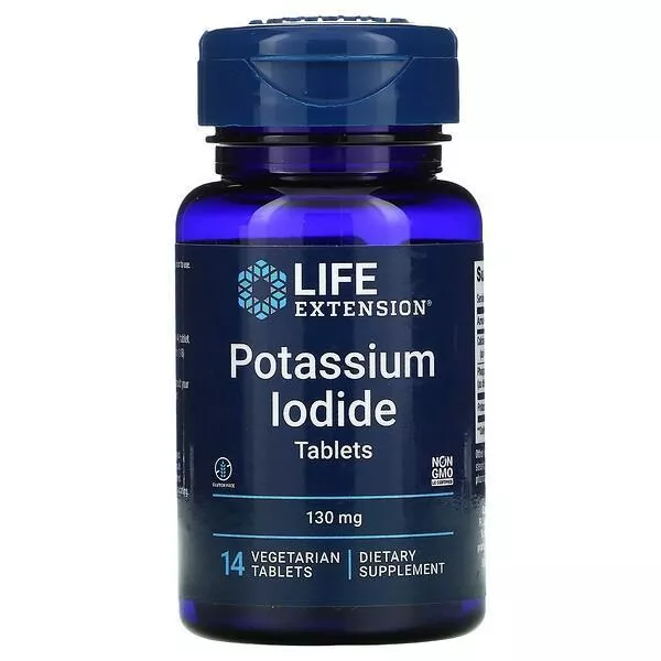 LIFE Extension Potassium Iodide 130mg 14 vegtabs фото